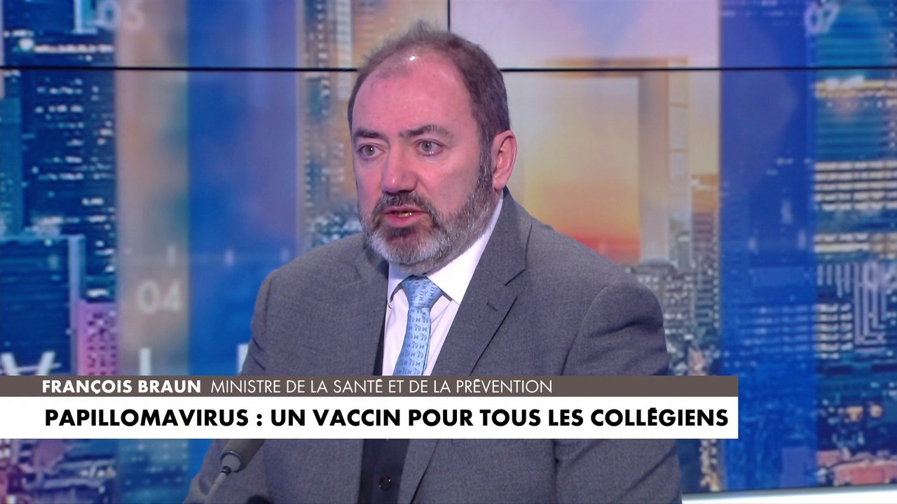 François Braun : «Il y a peut-être une méfiance sur les vaccins, mais il y a surtout eu un manque d’informations sur la vaccination contre le papillomavirus»