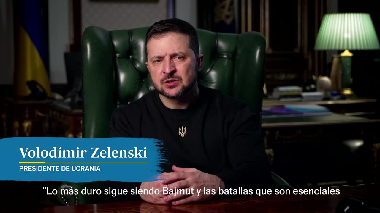 Zelenski: "Lo más duro sigue siendo Bajmut"