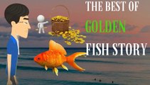 Golden Fish cartoon mural story in English Hindi | urdu hindi kahanian