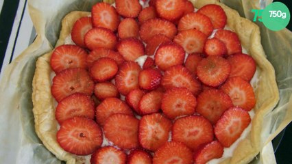 Download Video: Tarte aux fraises, yaourt au citron et cannelle