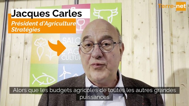 Interview de Jacques Carles, président d'Agriculture Stratégies