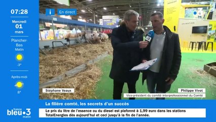 En direct du salon de l'agriculture 2023 : Philippe Vivot, Comité interprofessionnel du comté