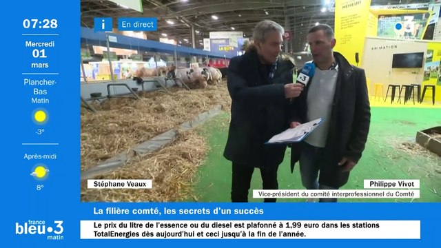 En direct du salon de l'agriculture 2023 : Philippe Vivot, Comité interprofessionnel du comté
