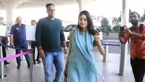 Janhvi Kapoor With Her Boyfriend, Father And Sister At Mumbai Airport