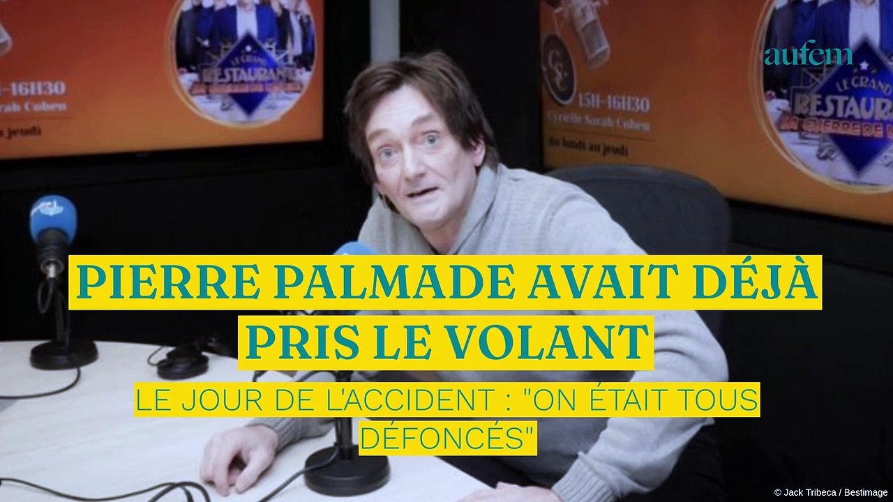 Pierre Palmade avait déjà pris le volant le jour de l'accident : "On était tous défoncés"