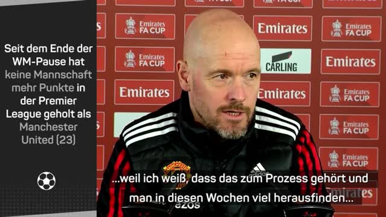 Ten hag: nach saisonstart "nicht in panik" geraten