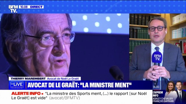 Selon son avocat, Noël le Graët n'a jamais fait quelque chose de répréhensible avec une femme