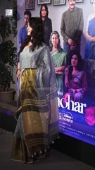 Mrunal Thakur का ग्रे साड़ी में दिखा खूबसूरत अंदाज़