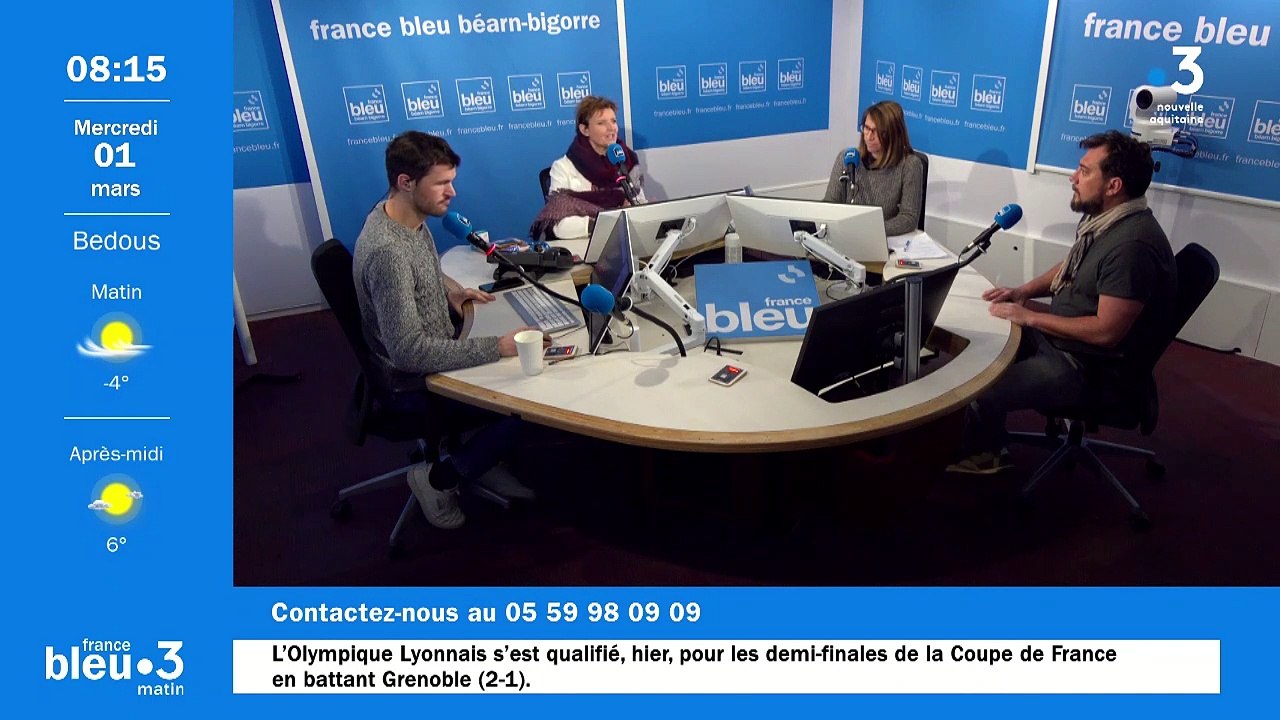 01/03/2023 - Invité : Matthieu Rabby, président du district foot des Pyrénées-Atlantiques