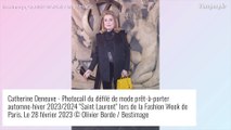 Catherine Deneuve ose la transparence, Carla Bruni dévoile ses sublimes jambes pour Saint-Laurent