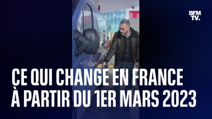 Ce qui change en France à partir du 1er mars 2023