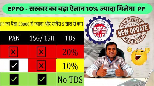 EPFO- Good News, अब 10% ज्यादा मिलेगा PF, tds on pf withdrawal, pf benefit in budget 2023 @TechCareer ​