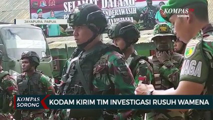Kodam XVII Cenderawasih Kirim Tim Investigasi Kerusuhan Wamena