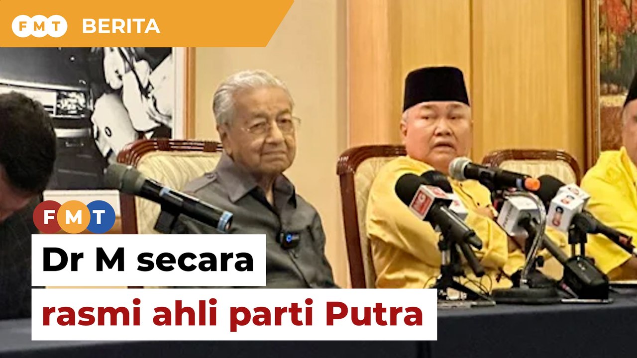 Dr M secara rasmi ahli parti pimpinan Ibrahim Ali