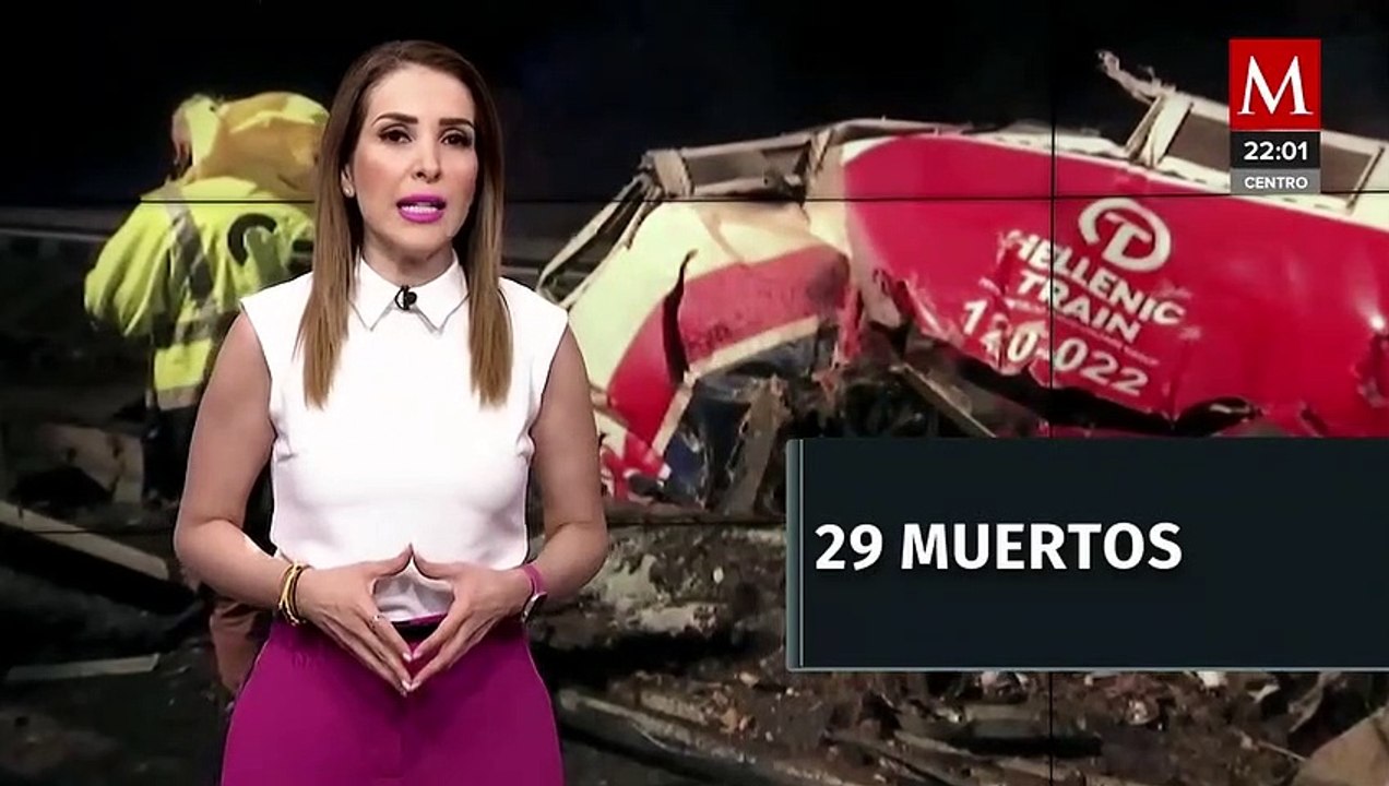 Choque entre trenes en Grecia deja al menos 29 muertos y 85 heridos