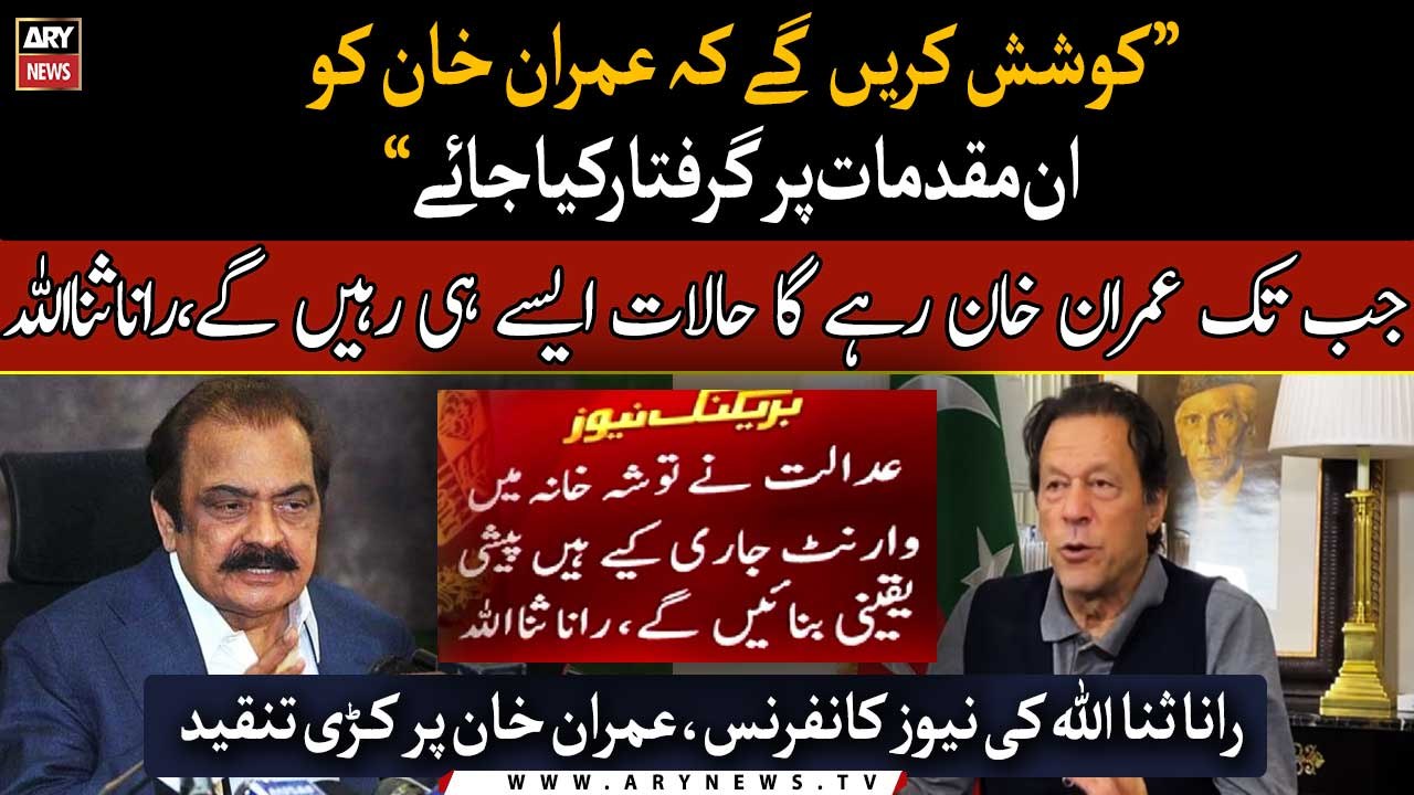Will try that Imran Khan will be arrest in Judicial complex attack case: Rana Sanaullah