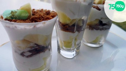 Tiramisu pomme verte