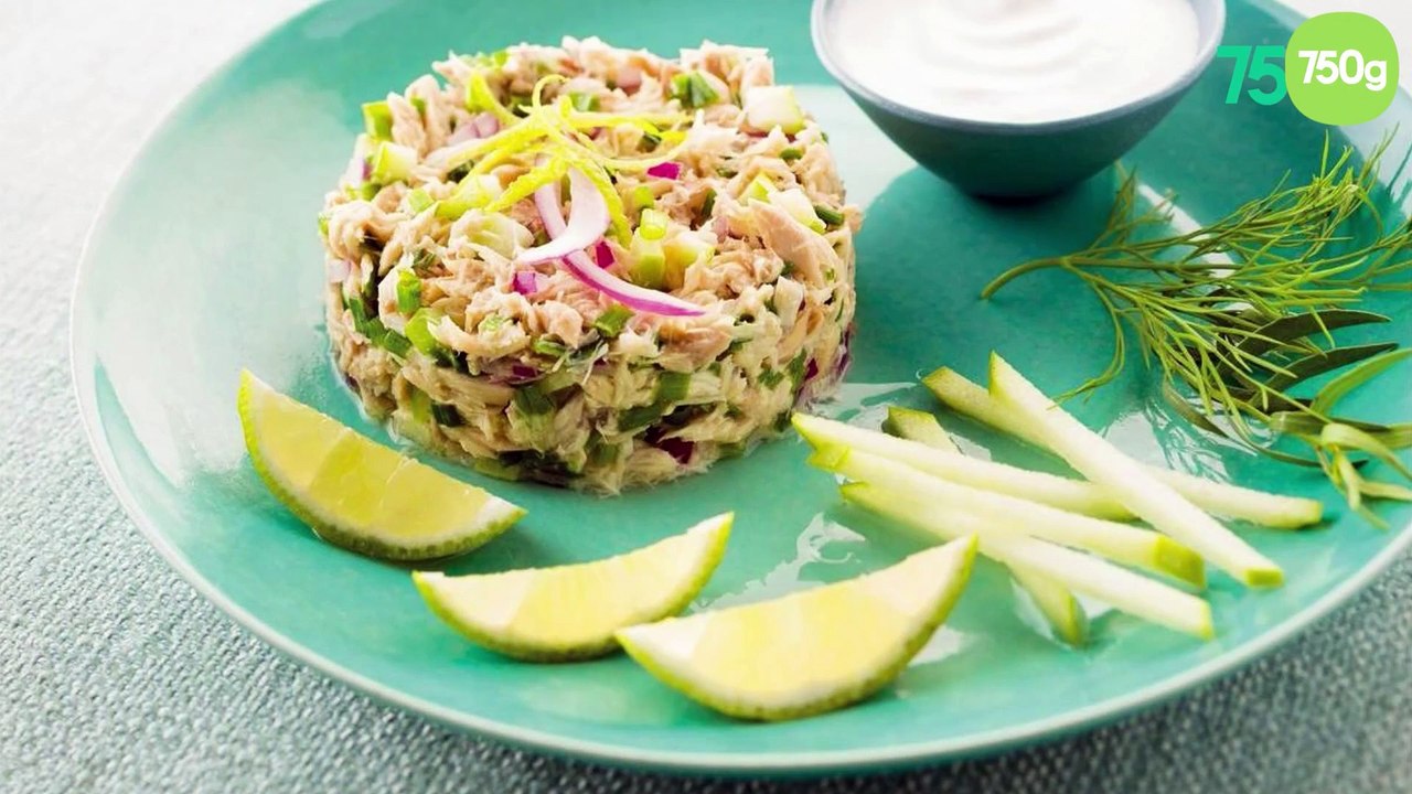 Tartare de maquereau et sa crème de coco