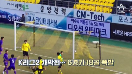 “2배의 열정”…프로축구 2부 리그 화끈한 골 잔치