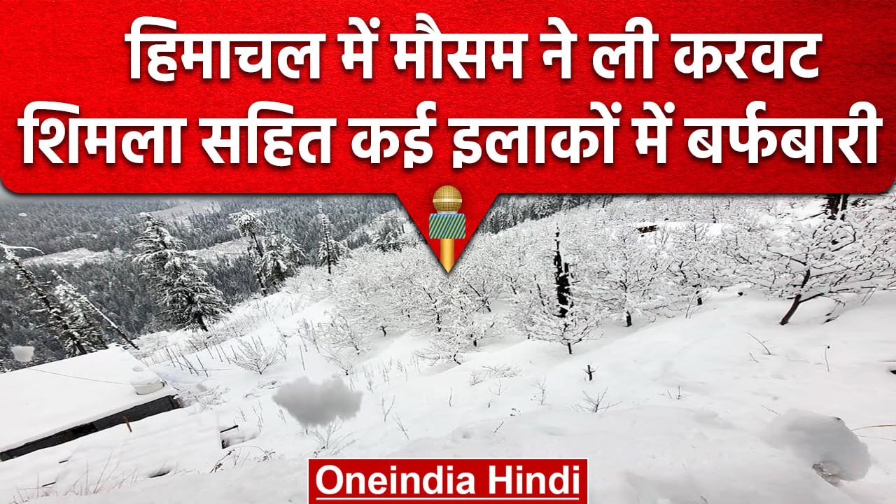 Himachal Pradesh Weather: मौसम ने ली करवट, Shim...