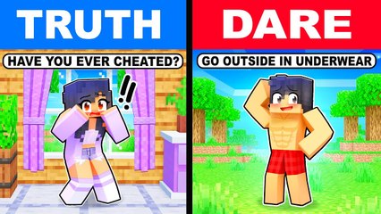 Minecraft but TRUTH or DARE...