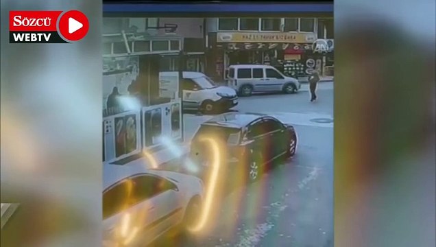 İstanbul'da sokak ortasında silahlı saldırı kamerada