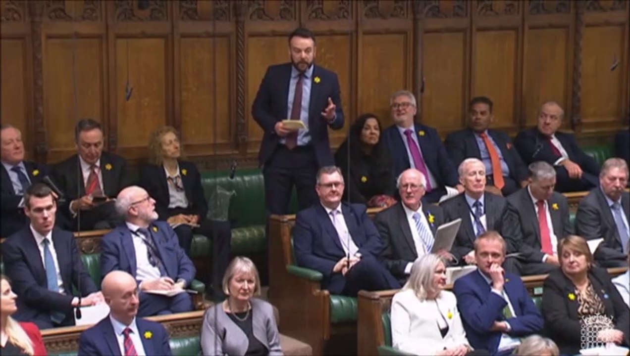 Colum Eastwood tells Rishi Sunak it’s ‘great to hear’ of his ‘conversion to benefits of EU Single Market’