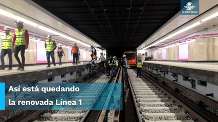 Primer tramo de L1 del STC casi listo, en mayo regresa a operaciones
