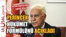 Perinçek hükümet formülünü açıkladı