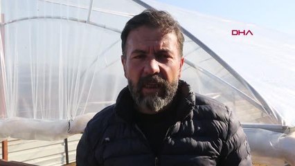 EKİPLERİN KURDUĞU ÇADIR AĞILDA, HAYVANLAR SOĞUKTAN KORUNUYOR