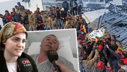 Eşya almak için eve girmişlerdi! Enkaz altında kalan baba ve kızın mucize kurtuluşu