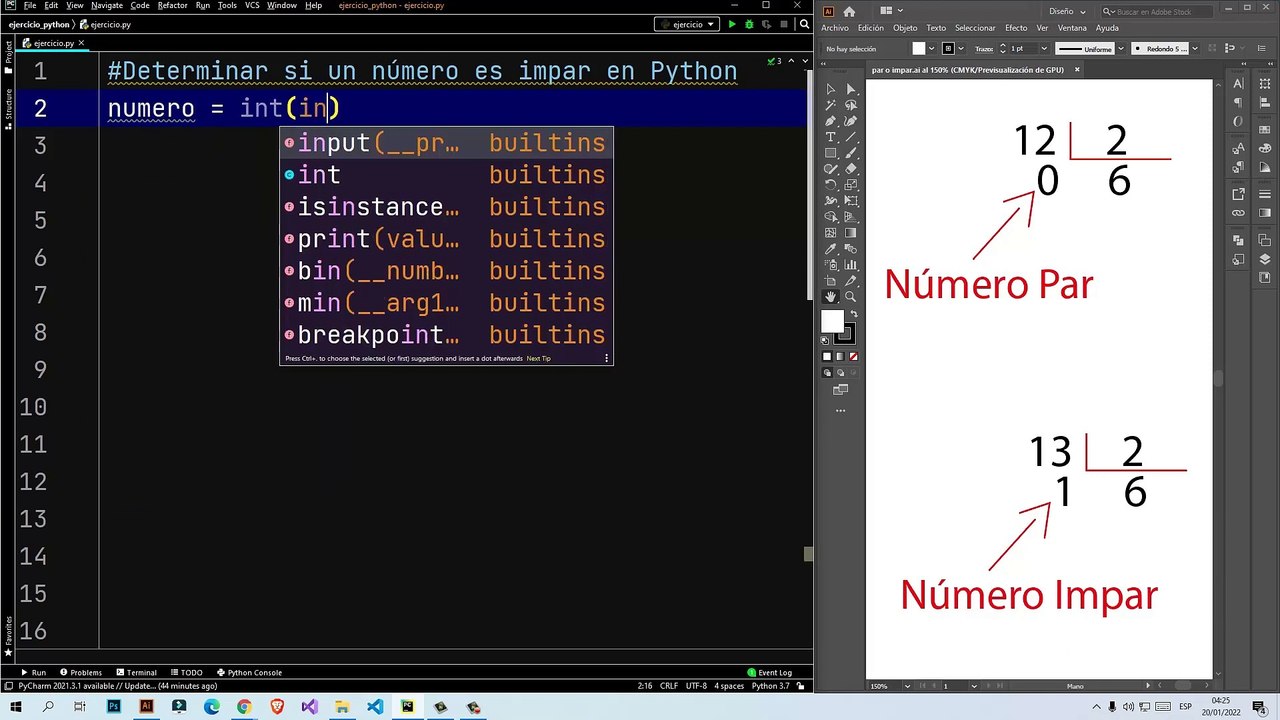 Determinar si un número es impar en Python