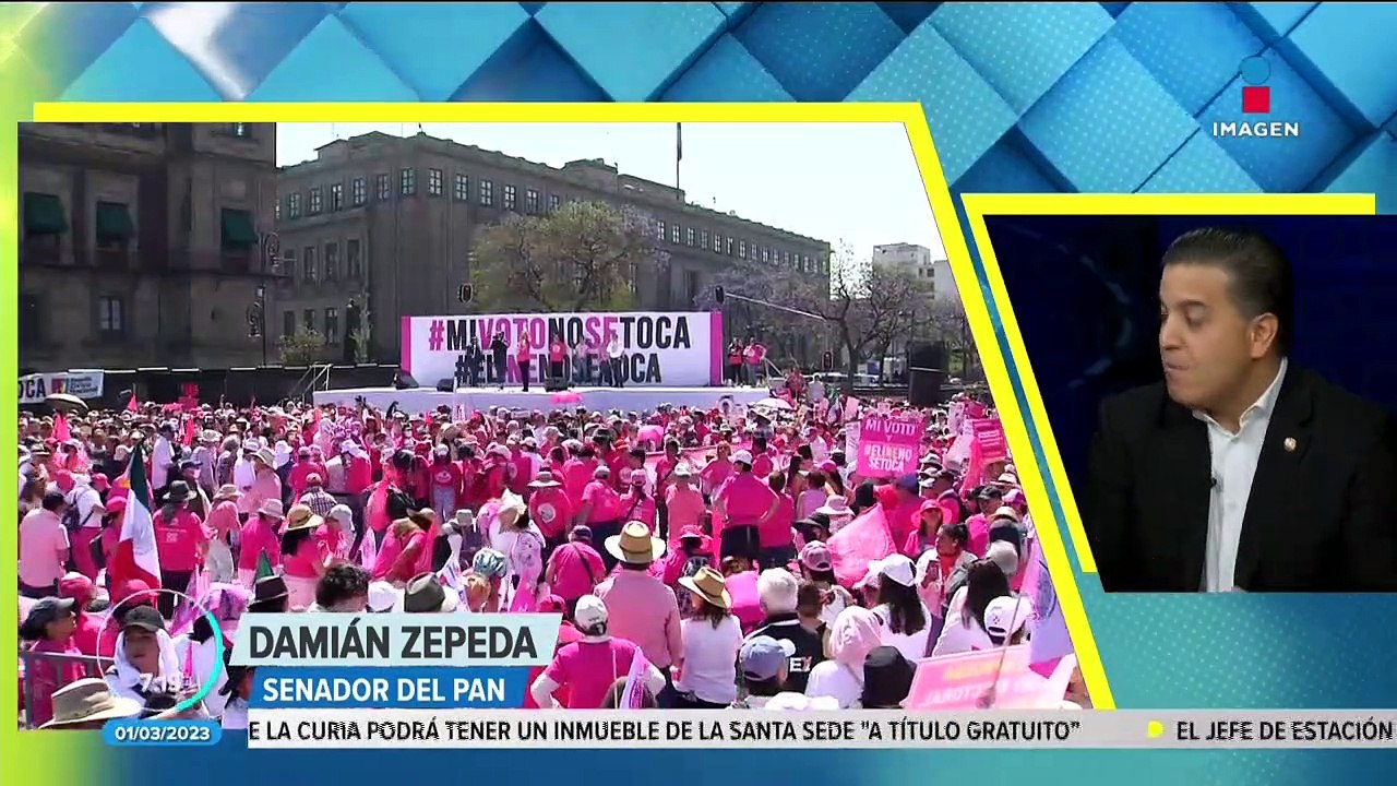 Marcha en defensa del INE: Senadores hablan del tema