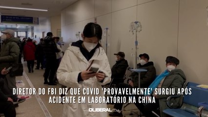 Diretor do FBI diz que covid 'provavelmente' surgiu após acidente em laboratório na China