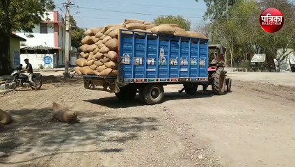 कृषि मण्डी में सडक़ निर्माण की धीमी चाल