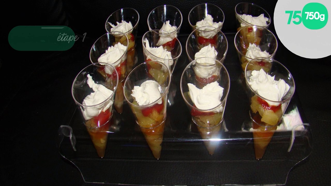 Verrine de courgette facile