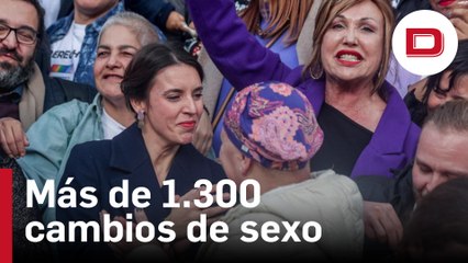 Más de 1.300 personas cambiaron su sexo en el Registro Civil en 2022, el cuádruple que hace una década