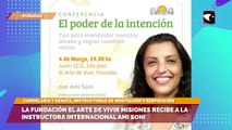 La fundación el arte de vivir misiones recibe a la instructora internacional Ami Soni