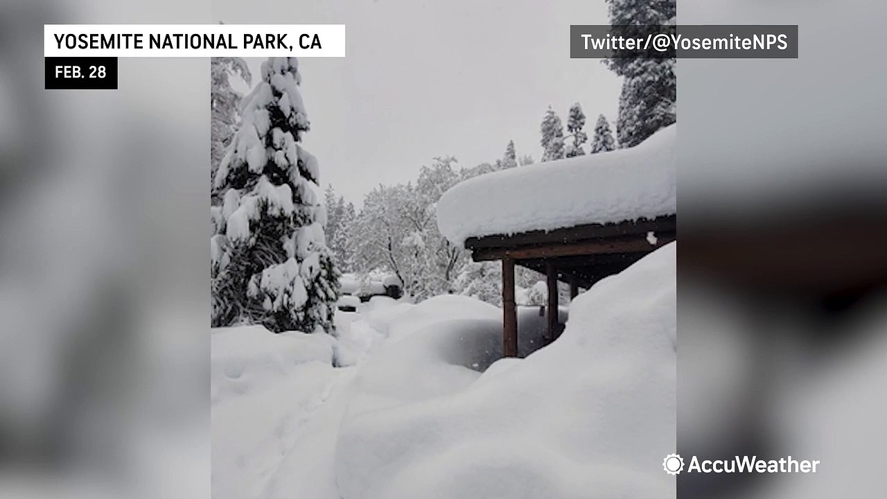 Yosemite National Park closed due to deep snow