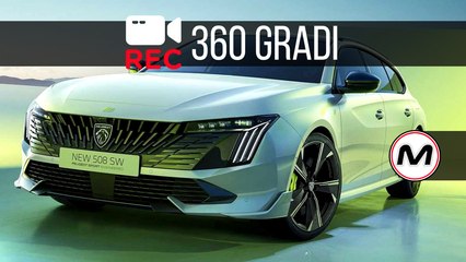 Скачать видео: PEUGEOT 508 2023 | Design, Interni e Guida della nuova berlina del Leone