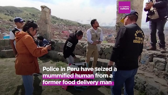 She is like my spiritual girlfriend : Peru police find pre-Hispanic mummy in ex-delivery man's bag