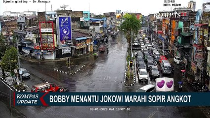 Terobos Lampu Merah dan Tabrak Pemotor, Bobby Menantu Jokowi Marahi Sopir Angkot