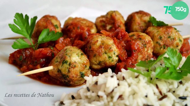 Boulettes de poulet, sauce au massalé pimenté de l'île Maurice