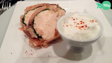 Ballotine aux deux saumons