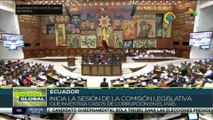 Ecuador: Sesiona comisión legislativa que investiga casos de corrupción gubernamental