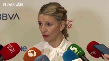 Yolanda Díaz critica la decisión de Ferrovial de marcharse de España