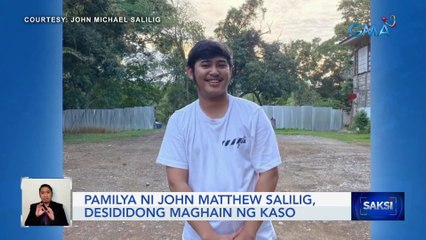 Adamson University, kaisa sa panawagang makamit ang hustisya para kay John Matthew Salilig | Saksi