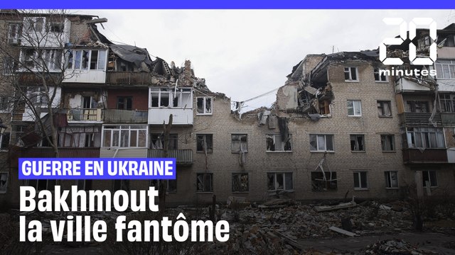 Guerre en Ukraine : Les images de Bakhmout, ville fantôme détruite par les combats