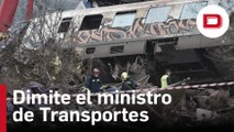 Dimite el ministro de Transportes griego tras la mortal colisión de trenes