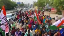 Watch video : डीजे बजाकर की कांग्रेसियों ने किया ईडी दफ्तर का घेराव